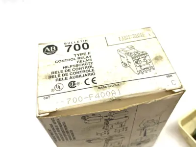 USED ALLEN-BRADLEY SER. C TYPE F CONTROL RELAY 110V-50HZ, 120V-60HZ
