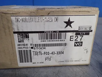 New | in-Stock SMC ISE75F0243X504 Pressure Switches Ohio US | HGR 24 #776816