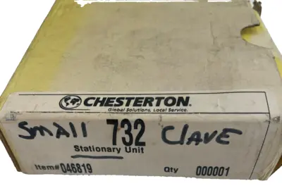 NEW CHESTERTON 732 STATIONARY UNIT CLAVE SEAL SIZE -20 SHAFT SIZE 2.500