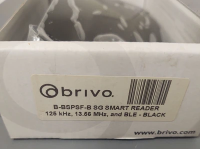 NEW Brivo B-BSPSF-B Black Smart Reader