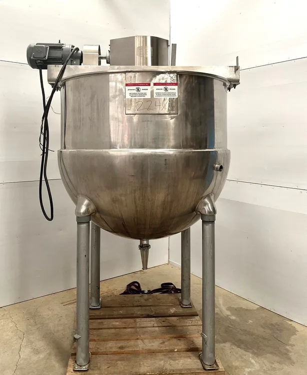 Used GROEN INA/2-350 Gallon Jackted Mix Kettle Stainless Steel Tanks New Jersey US | EcReCon Inc #763760
