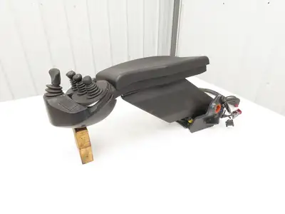 Linde Forklift Arm Rest 5 Lever Mast & Directional Control Removed From E20C