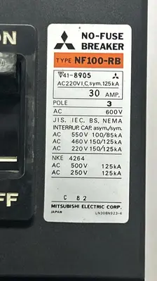 Used MITSUBISHI NF100-RB Miscellaneous Equipment (Electrical & Power) Ohio US | Surplus Asset Holdings #1244842