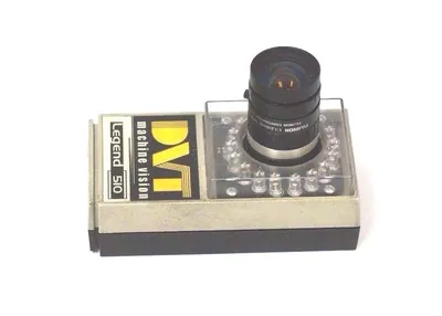 DVT MACHINE VISION 510M CAMERA W/ RING LIGHT AND FUJINON DF6HA-1B LENS