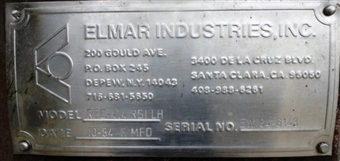 Used ELMAR _UNKNOWN_ Piston Fillers Connecticut US | DMC Industries #1281815