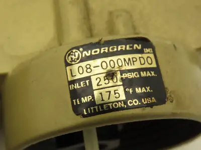 Norgren B08-096A3M0 L08-000MPD0 Pneumatic Air Regulator Filter Lubricator