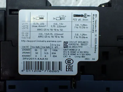 NEW SIEMENS 3RA21104AA181BB4