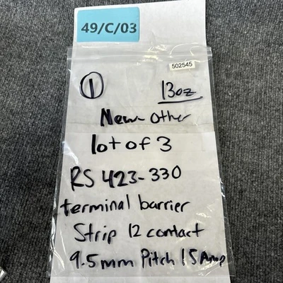 New | in-Stock RS 423-330 Terminal Blocks California US | Davliegogo LLC #1705858