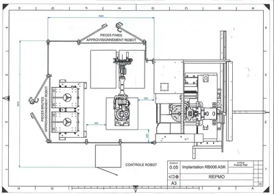 USED HURON K3X8F X: 780 - Y: 700 - Z: 500 MM CNC