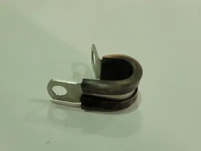 1/2" Rubber Insulated Steel Clamp