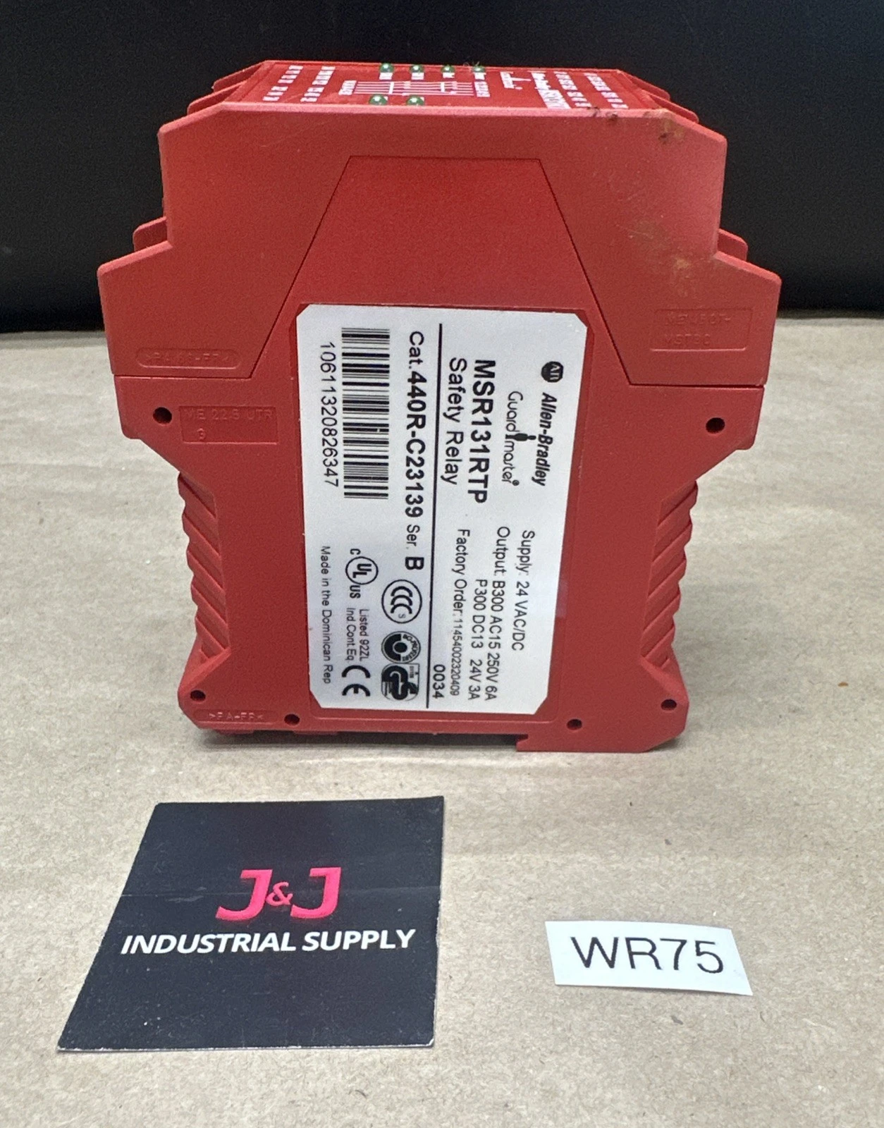 USED Allen-Bradley 440R-C23139 Ser B
