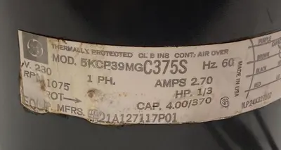 USED GENERAL ELECTRIC 5KCP39MGC375S