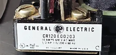 GE CR120E00203 RELAY. Loc4A7
