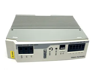 2903153,TRIO-PS-2G/3AC/24DC/5 | Phoenix Contact TRIO-PS-2G/3AC/24DC/5 Power Supply 24VDC 5A 2903153 - Used