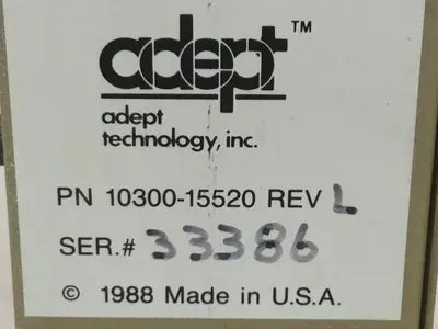 USED ADEPT 10300-15520 REV L