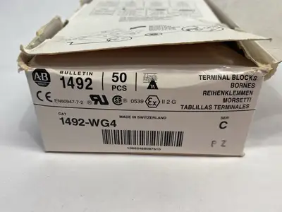 USED ALLEN-BRADLEY SER. C GROUND IEC TERMINAL BLOCK