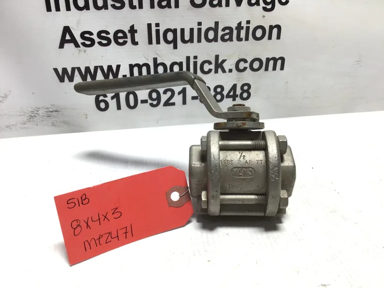 Used 🔧 BRAND: TBV VALVE – TRUSTED FOR PRECISION ENGINEERING IN FLUID CONTROL. 🔧 MODEL: 1/2″ 11SE A2 TT WLNO – DESIGNED FOR OPTIMAL PERFORMANCE AND RELIABILITY. Valves/Fittings | Moses B Glick #995986