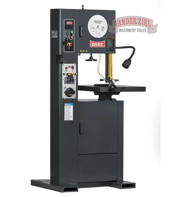 New | in-Stock DAKE V-16 Vertical Band Saws Michigan US | Vander Ziel Machinery Sales #480370