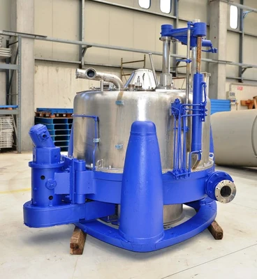 Comi-Condor ALFA/S perforate basket centrifuge, 316SS.