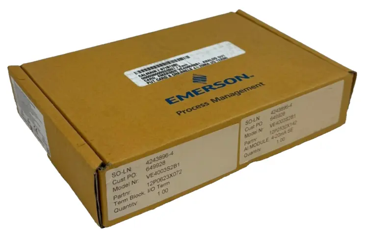 New | in-Stock EMERSON 12P2532X142 Input / Output Modules | SB Industrial Supply #829380