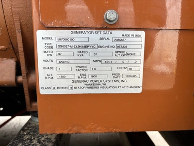 USED 2005 GENRAC 5870080100