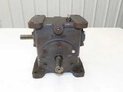 Browning 237U1-LR60 Worm Gearbox 60:1 Reducer .63Hp 29rpm Dual Output