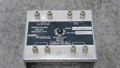 Wilmar 1840DDBX-A Dead Bus Type Paralleling Relay 460VAC Used