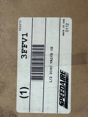 SPEEDAIRE 3FFV1 MANUAL AIR CONTROL VALVE - N