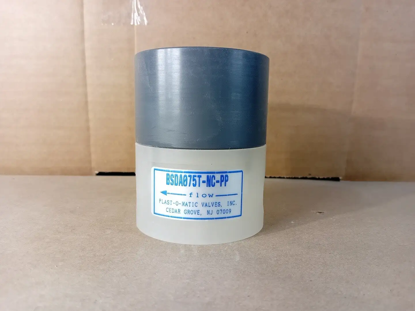NEW PLAST-O-MATIC VALVES, INC. BSDA075T-NC-PP