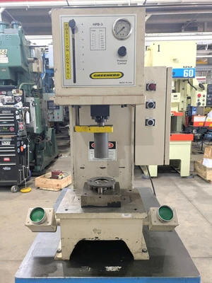 USED 1996 GREENERD PRESSES GREENERD HPB-3 PRESS
