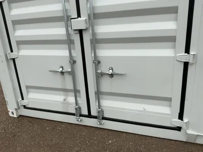 2026 40’L x 8’W x 9’ 6”T High Cube Shipping/Ground Container, swing doors on one end and four sets o...