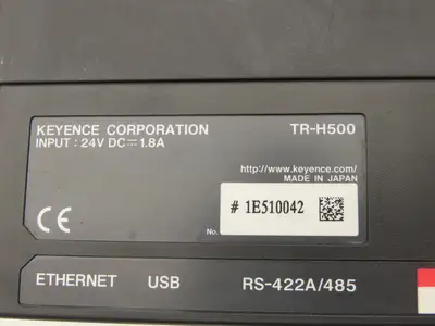 Keyence TR-H500 Operator Control Panel Temp & Data Logger 24VDC Input LCD Screen