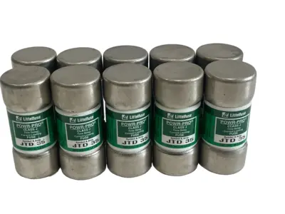 NEW LITTELFUSE JTD-35 POWER-PRO CLASS J FUSES JTD35 LOT OF 10
