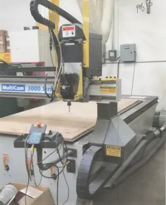 2012 MULTICAM 3-103-R Used 3 Axis CNC Routers | PlastiMach Corp (10)