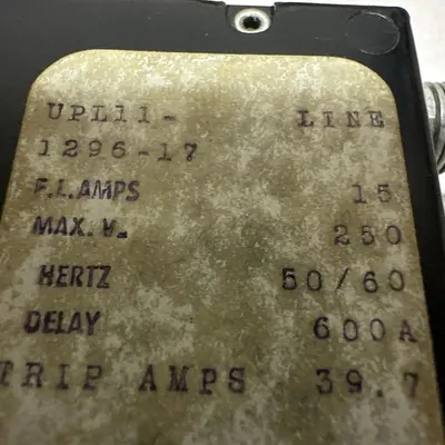Used AIRPAX UPL11-1295-17 Miscellaneous Equipment (Electrical & Power) Ohio US | Surplus Asset Holdings #1241529