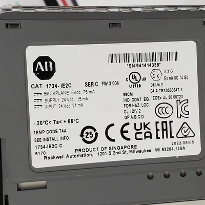 Used Allen-Bradley 1734-1E2C 1734-IE2C/C Misc Industrial Equipment California US | American Industrial Supply Co. #1377197