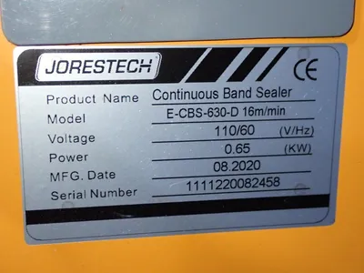 USED JORESTECH ECBS630D