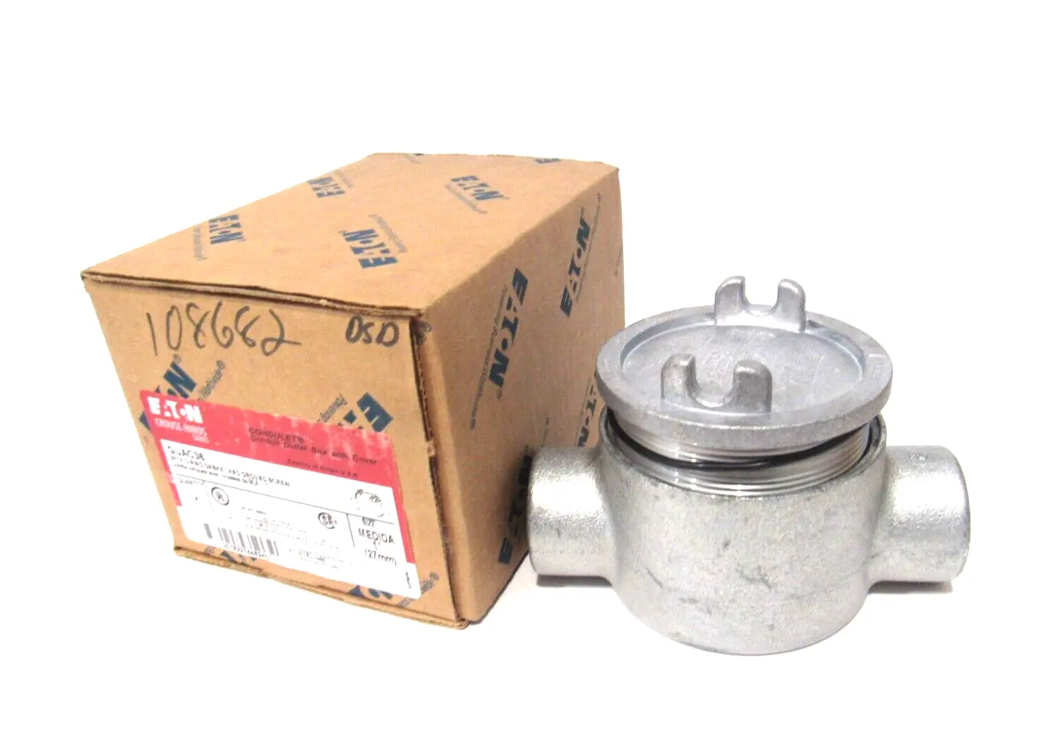 NEW EATON CROUSE HINDS GUAC36 OUTLET BOX 1"