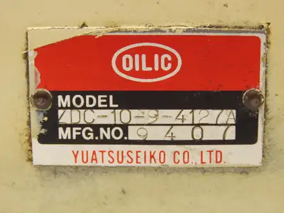 Yuatsuseiko Oilic ZDC-10-9-4127A Hydraulic Modular Sandwich Check Valve