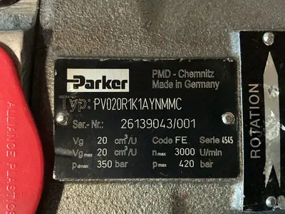 Used PARKER PV020R1K1AYNMMC Pumps Ohio US | HGR 24 #1404706