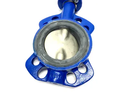 USED KEYSTONE SEATED BUTTERFLY VALVE DN100 DUCTILE IRON BODY