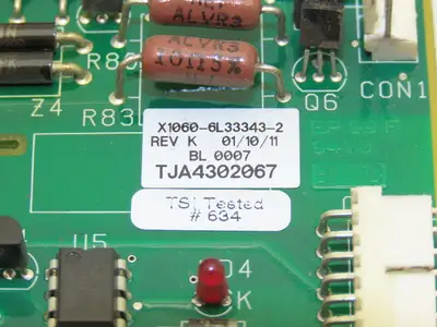 Oldham France SA X1060-6L33343-2 Printed Circuit Board PCB Control Rev K