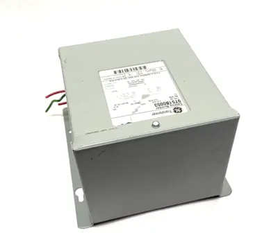 USED ABB, GENERAL ELECTRIC TRANSFORMER 1C,3KVA,480(-2 5%)-120/240,100C,3R,QB