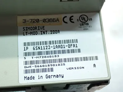 USED SIEMENS 6SN11231AA010FA1