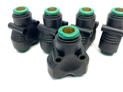 New | in-Stock PARKER PRESTOLOK UNION "Y" CONNECTOR 1/4" OD TUBE Hoses | Maverick Industrial Sales #1110359