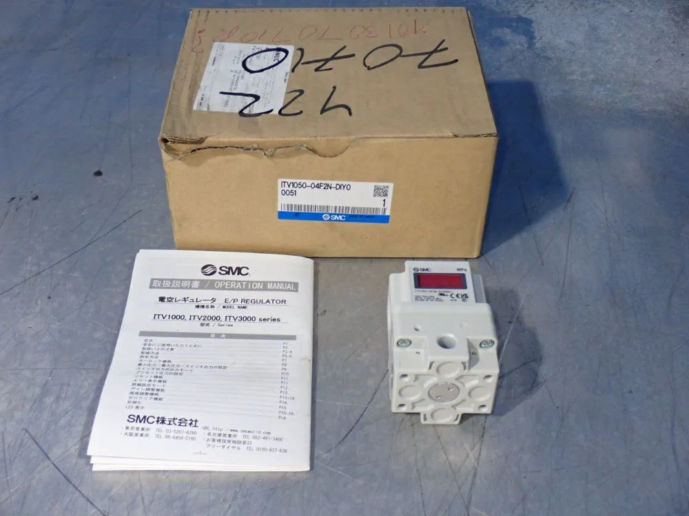 New | in-Stock SMC ITV105004F2NDIY0 Solenoid Regulators Ohio US | HGR 24 #1134251