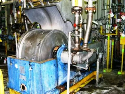 Podbielniak D-18 centrifugal contactor, 316SS.