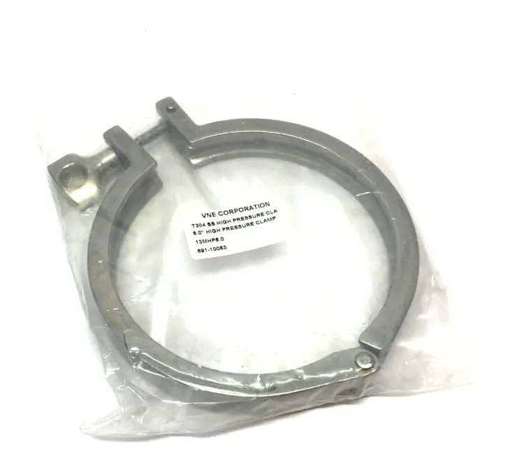 Used VNE CORPORATION HIGH PRESSURE VACUUM CLAMP 6" DIAMETER T304 SS Clamps | Maverick Industrial Sales #1120067