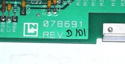 NEW LEEDS & NORTHRUP 078691 CONTROL BOARD