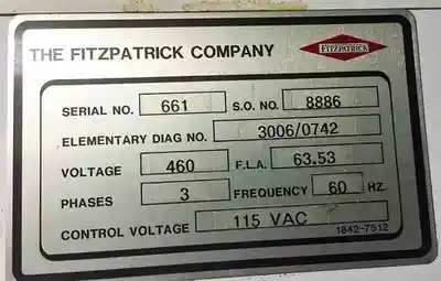 USED FITZPATRICK 4L X 10D